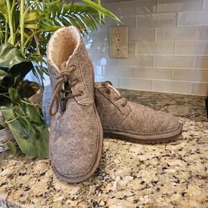 Ugg Ladies 9 Refelt Neumel Brown Boots